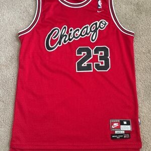 Nike Red Chicago Basketball Jersey